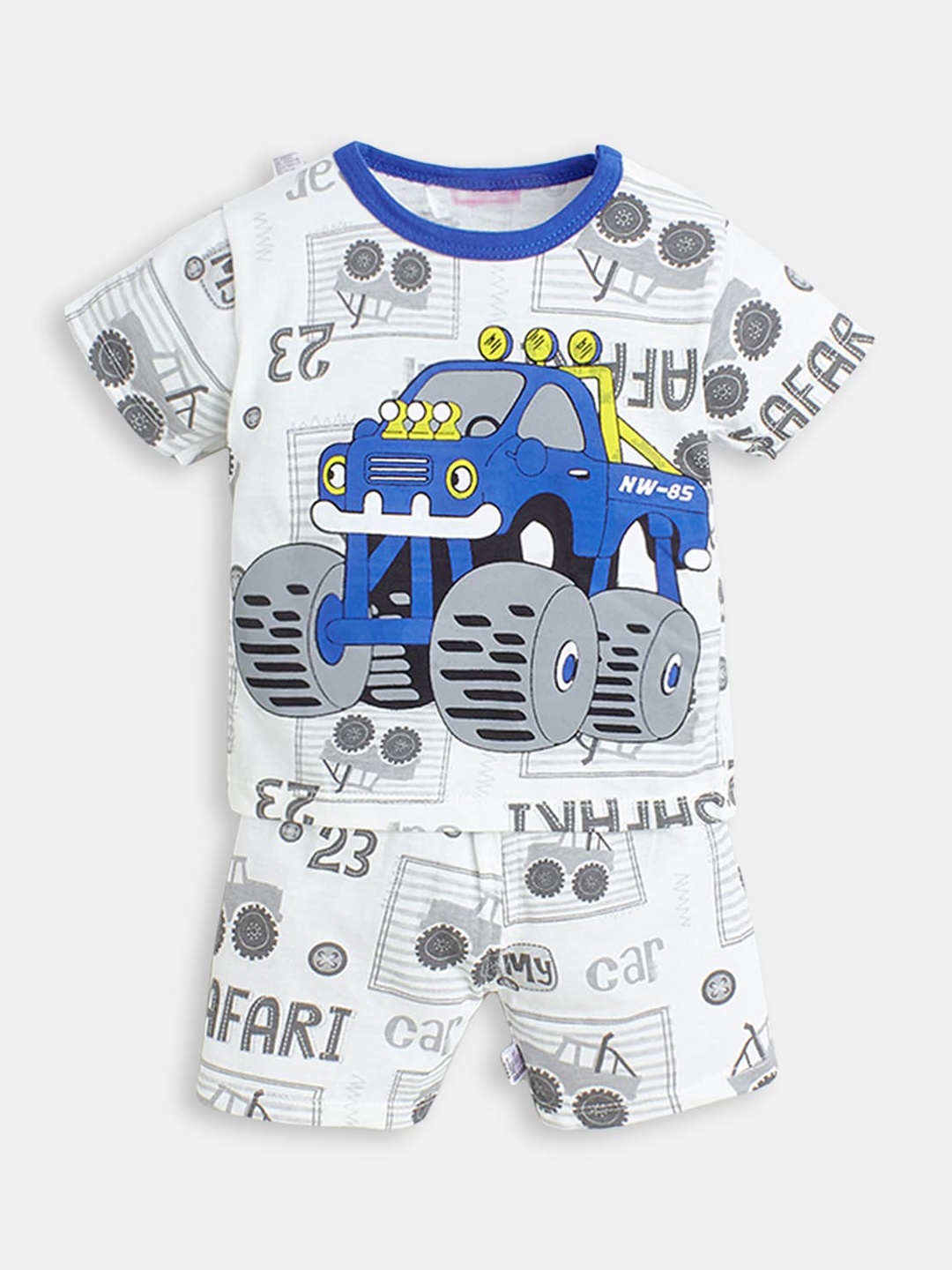 

Hopscotch Boys Blue & White Clothing Set