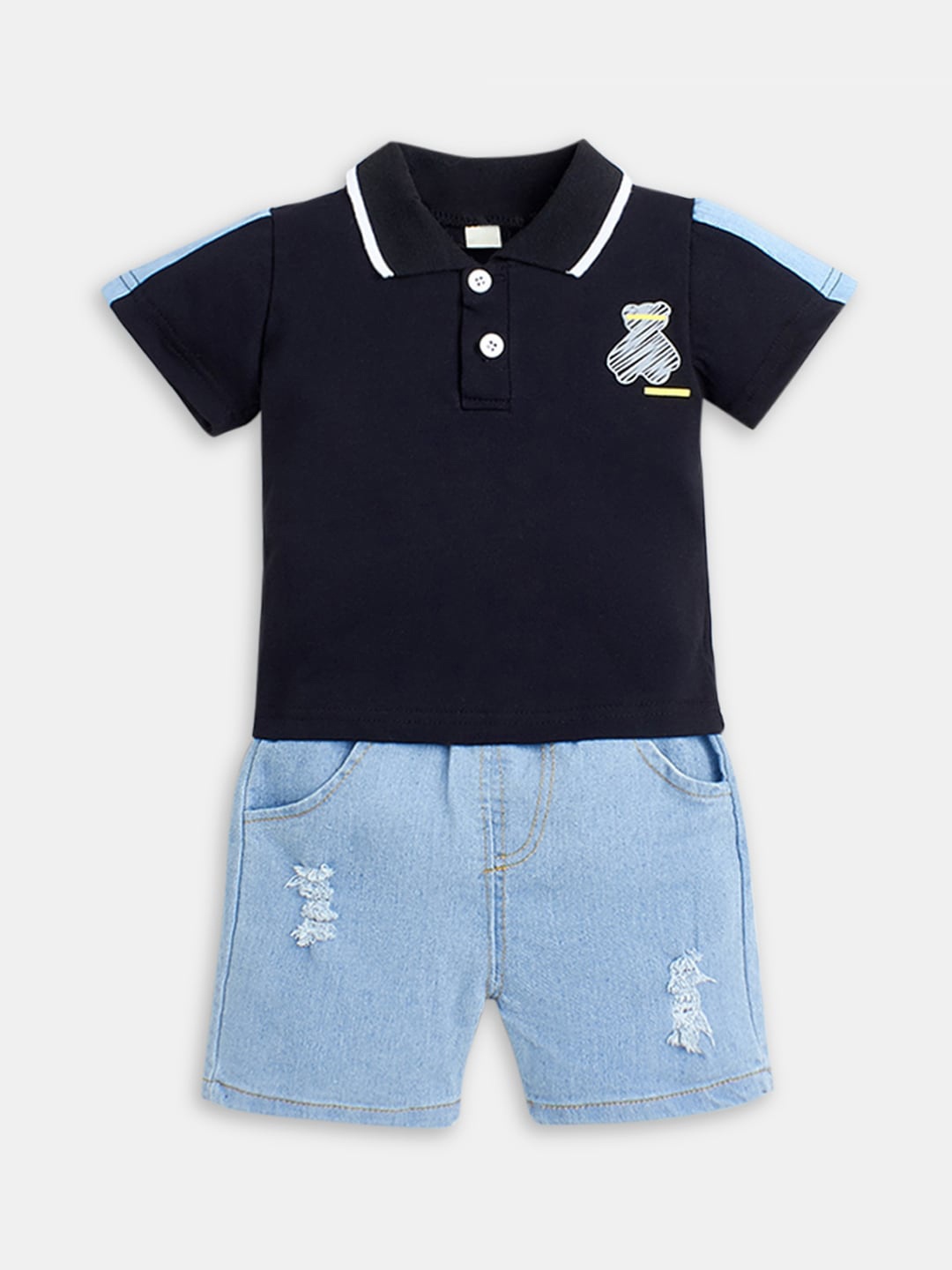 

Hopscotch Boys Black Clothing Set