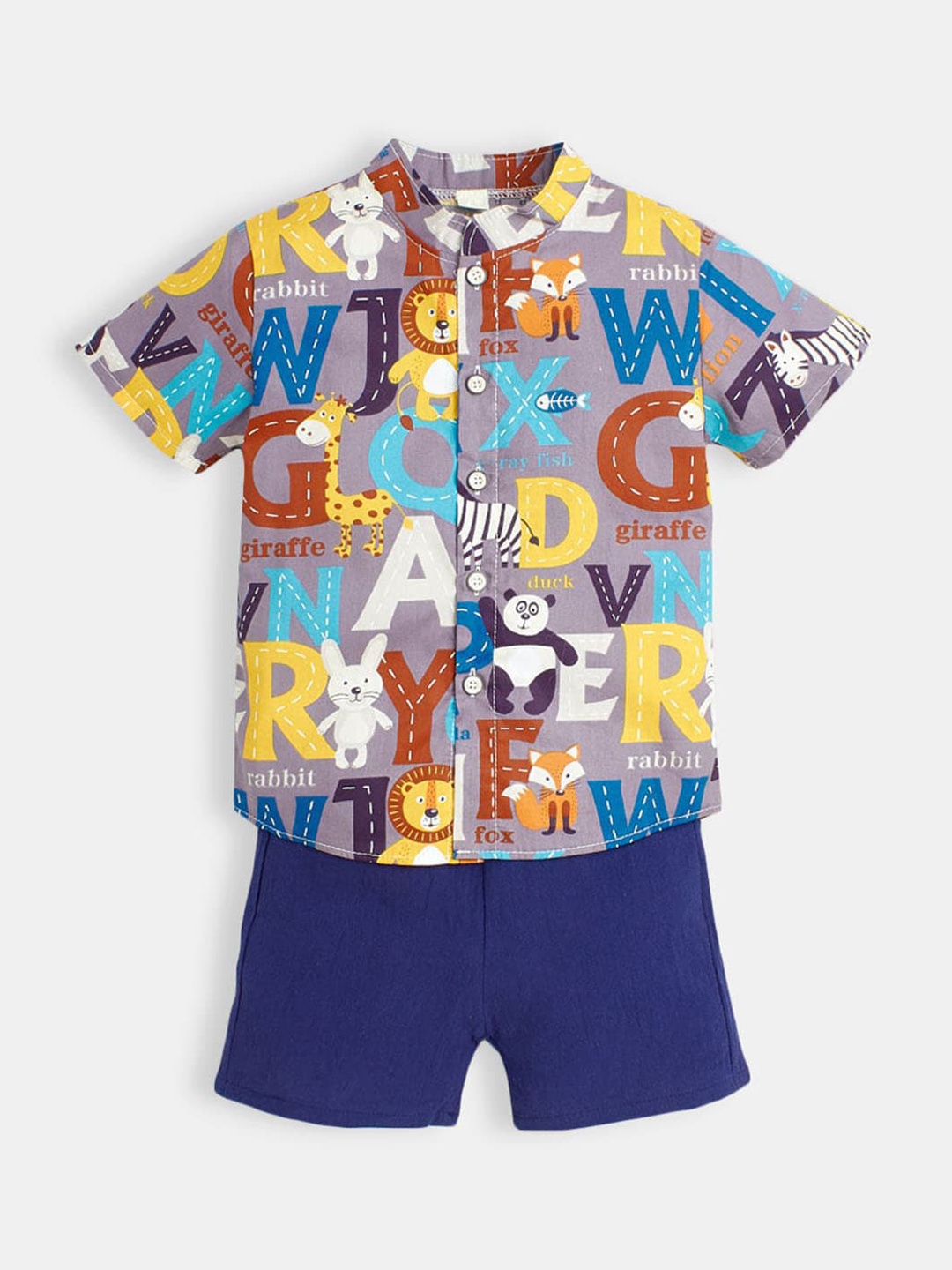 

Hopscotch Boys Multicolor Shirt And Short Clothing Set, Multi