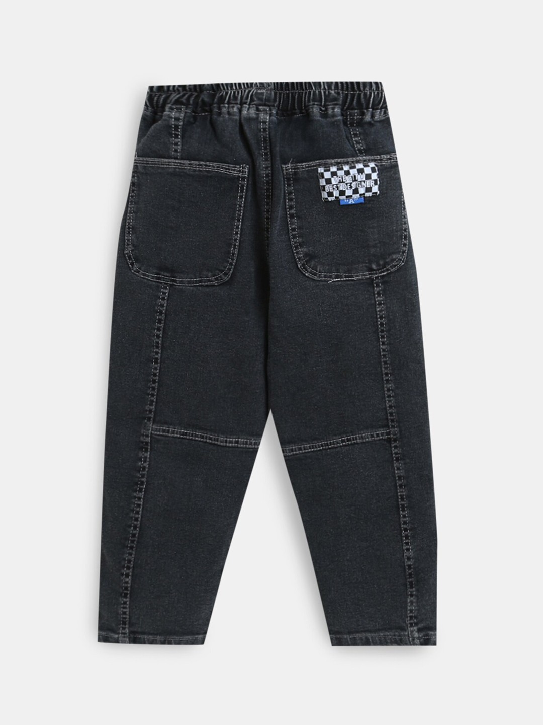

Hopscotch Boys Black Relaxed Fit Stretchable Jeans