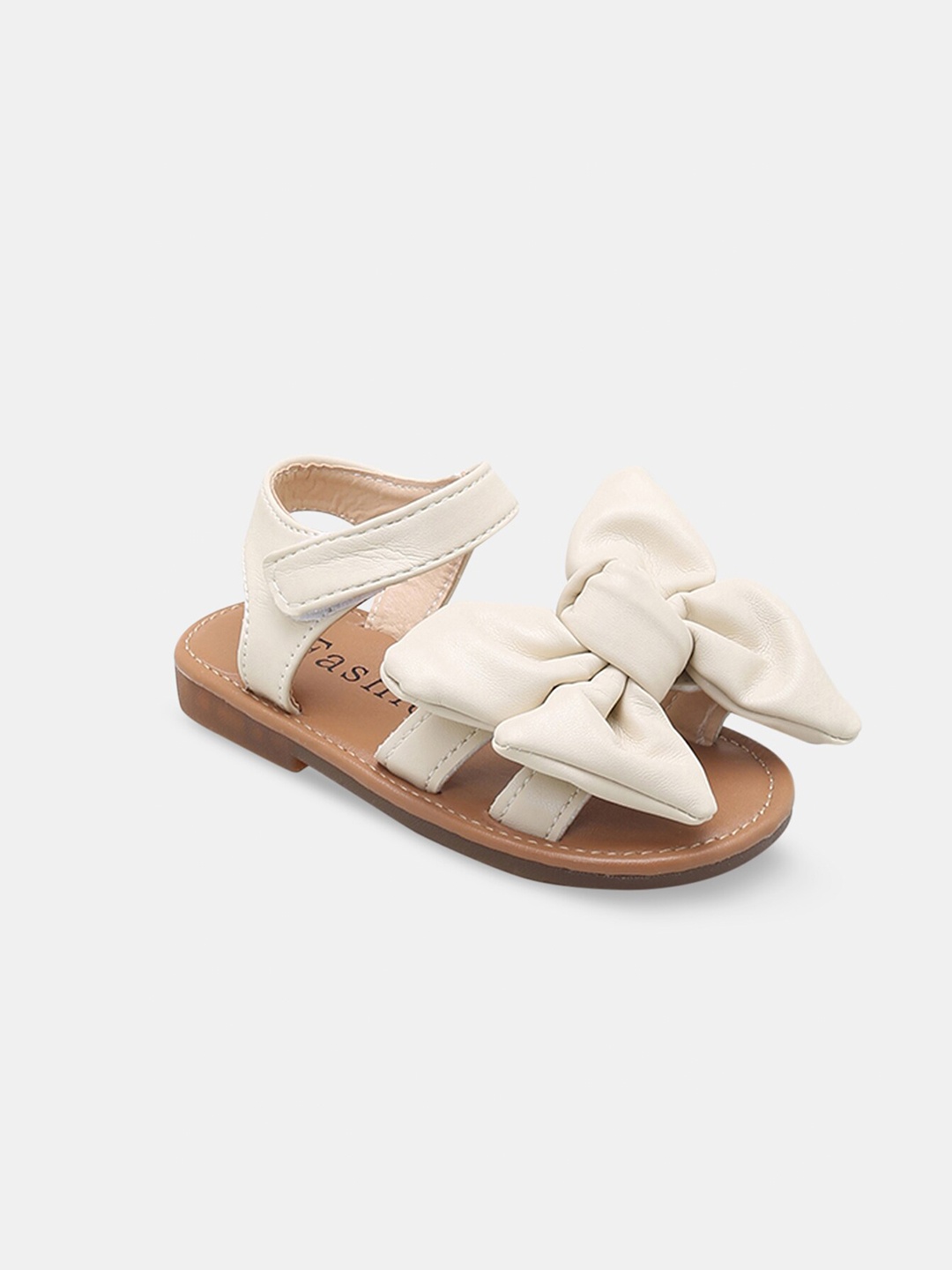 

Hopscotch Girls Beige & Brown PU Comfort Sandals