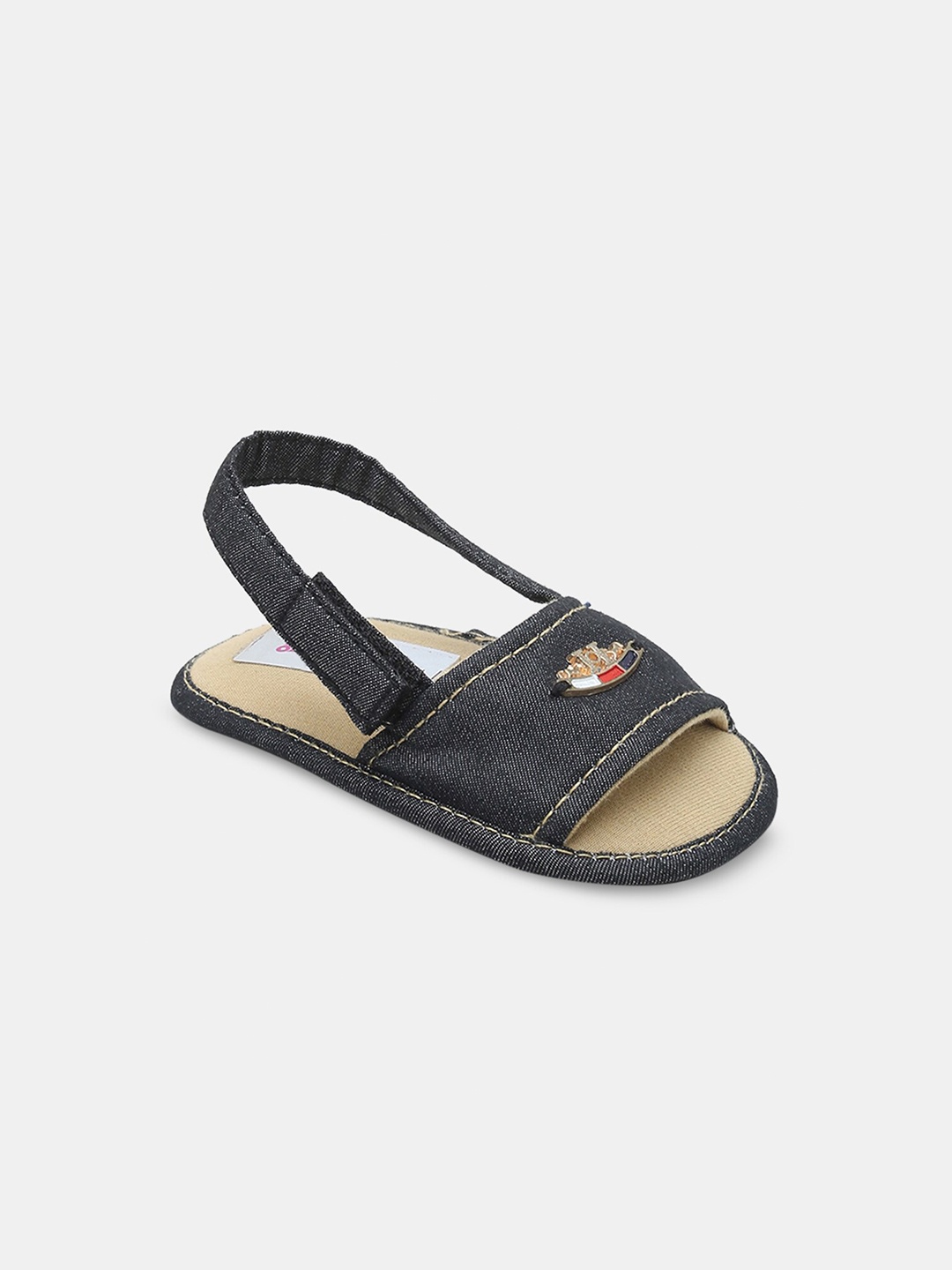 

Hopscotch Kids Black Comfort Sandals