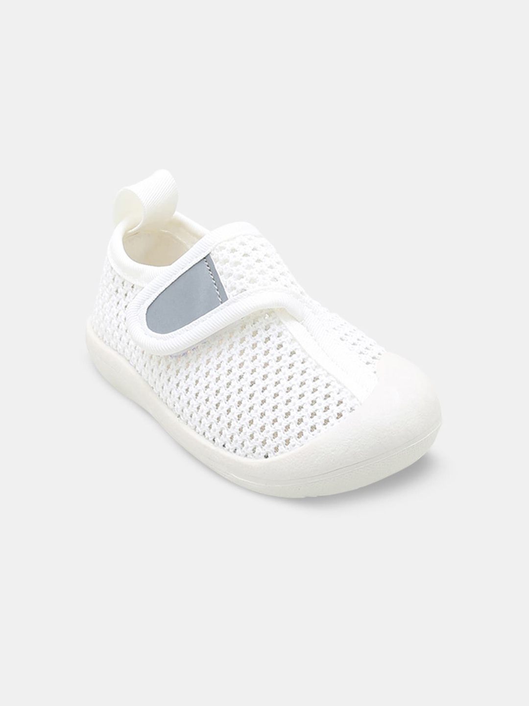 

Hopscotch Kids White Striped Slip-On Sneaker
