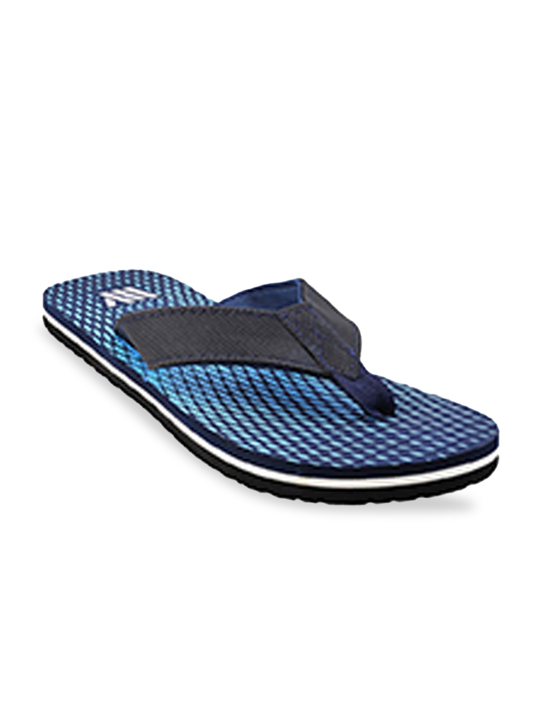 

WALKWAY by Metro Men Blue & Black Printed Thong Flip-Flops