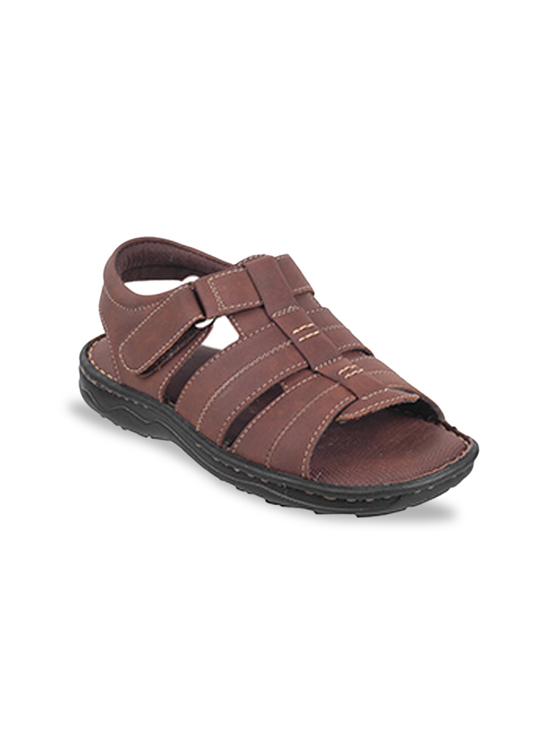 

WALKWAY by Metro Men Tan Fisherman Sandals