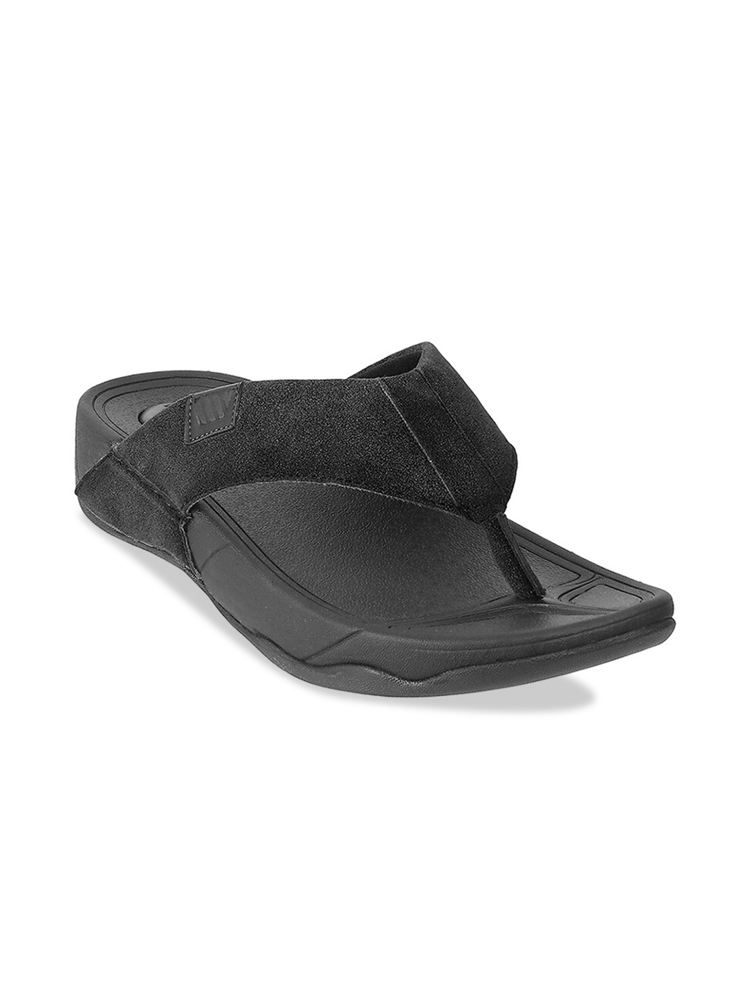 

WALKWAY by Metro Men Black Thong Flip-Flops