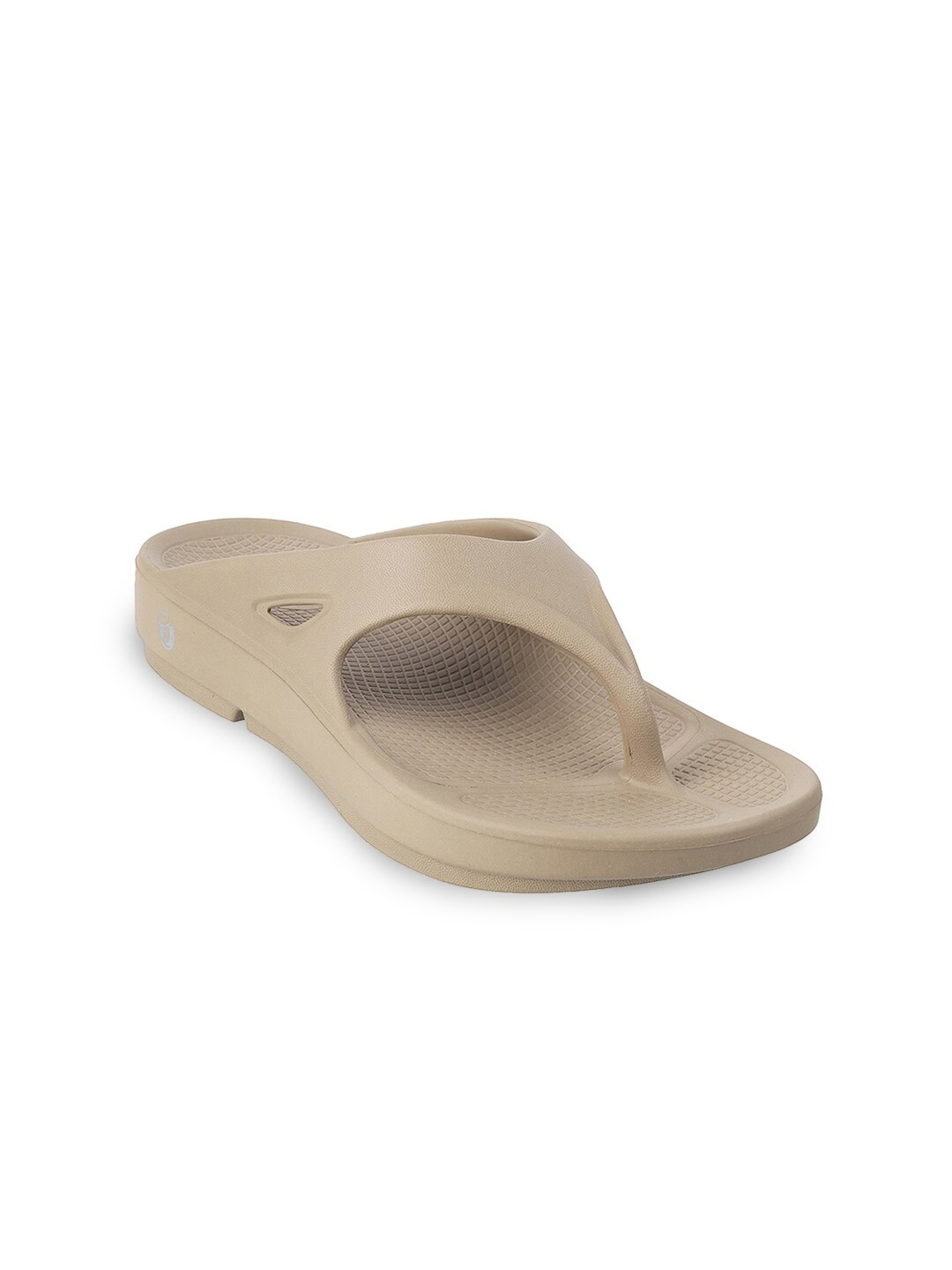 

WALKWAY by Metro Men Khaki Solid Thong Flip-Flops