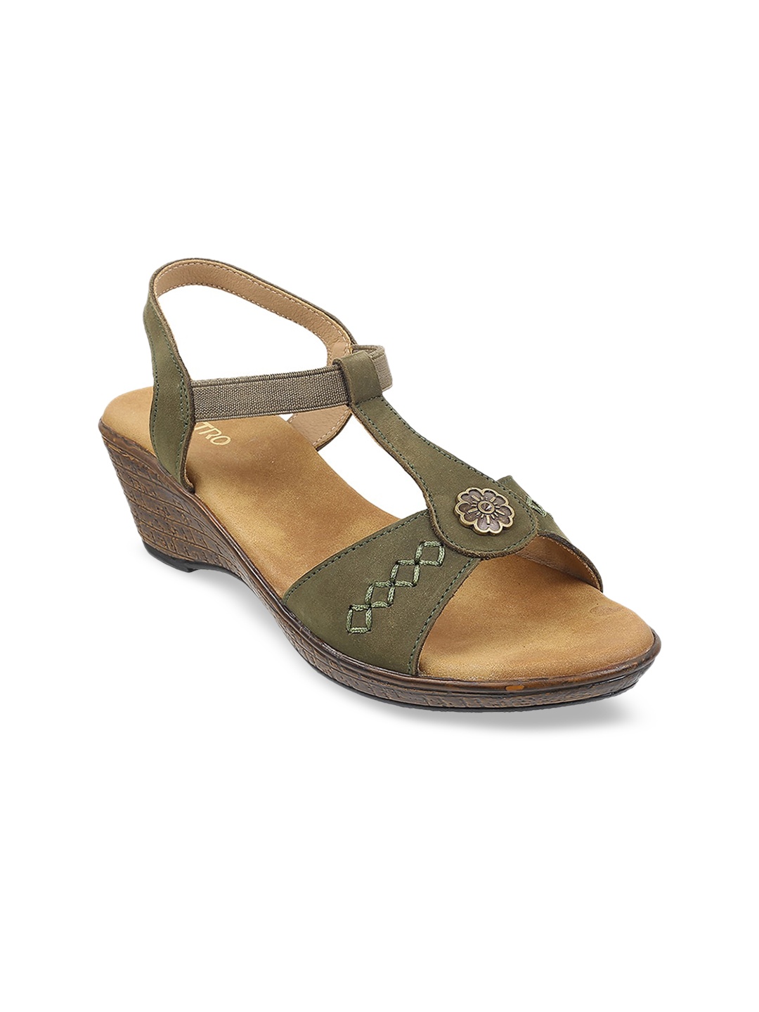 

Metro Women Green Wedge Heels