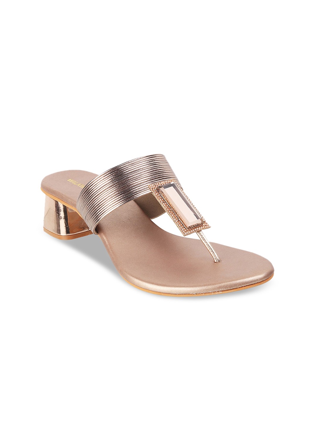 

WALKWAY by Metro Pink Textured Block Sandals