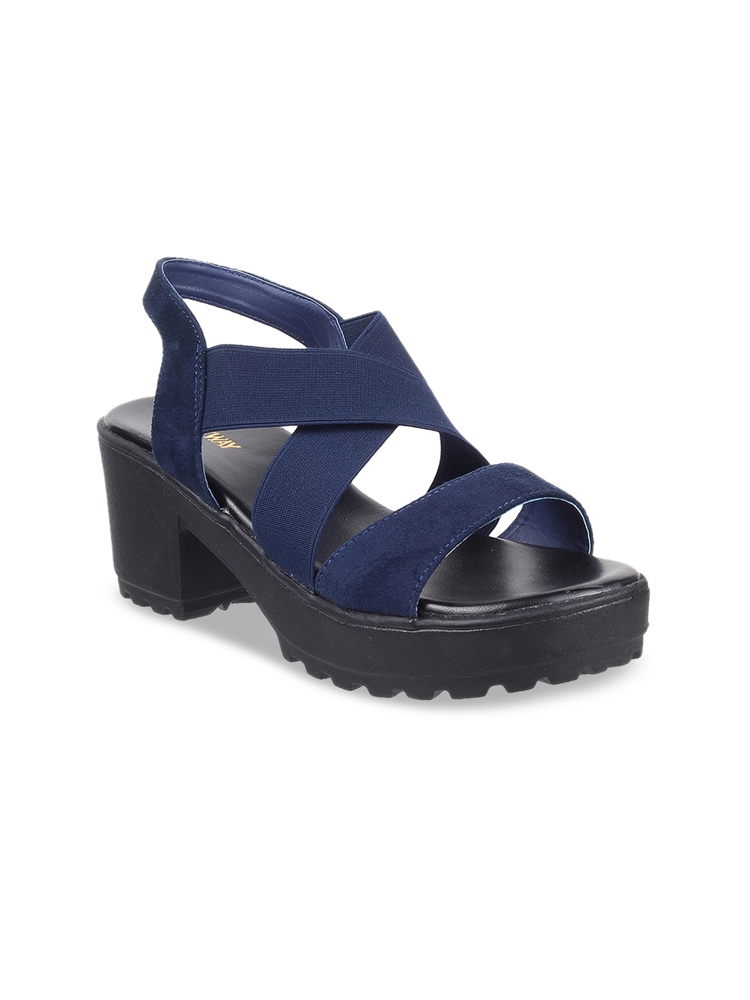

WALKWAY by Metro Blue Platform Heels