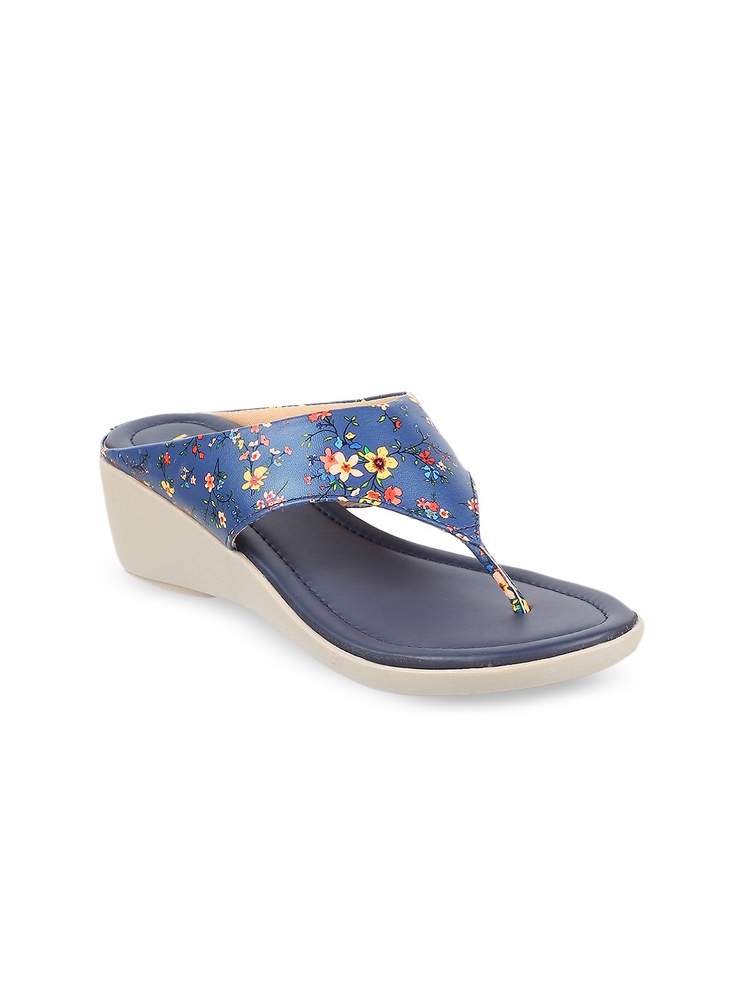 

WALKWAY by Metro Blue Embellished Wedge Sandals