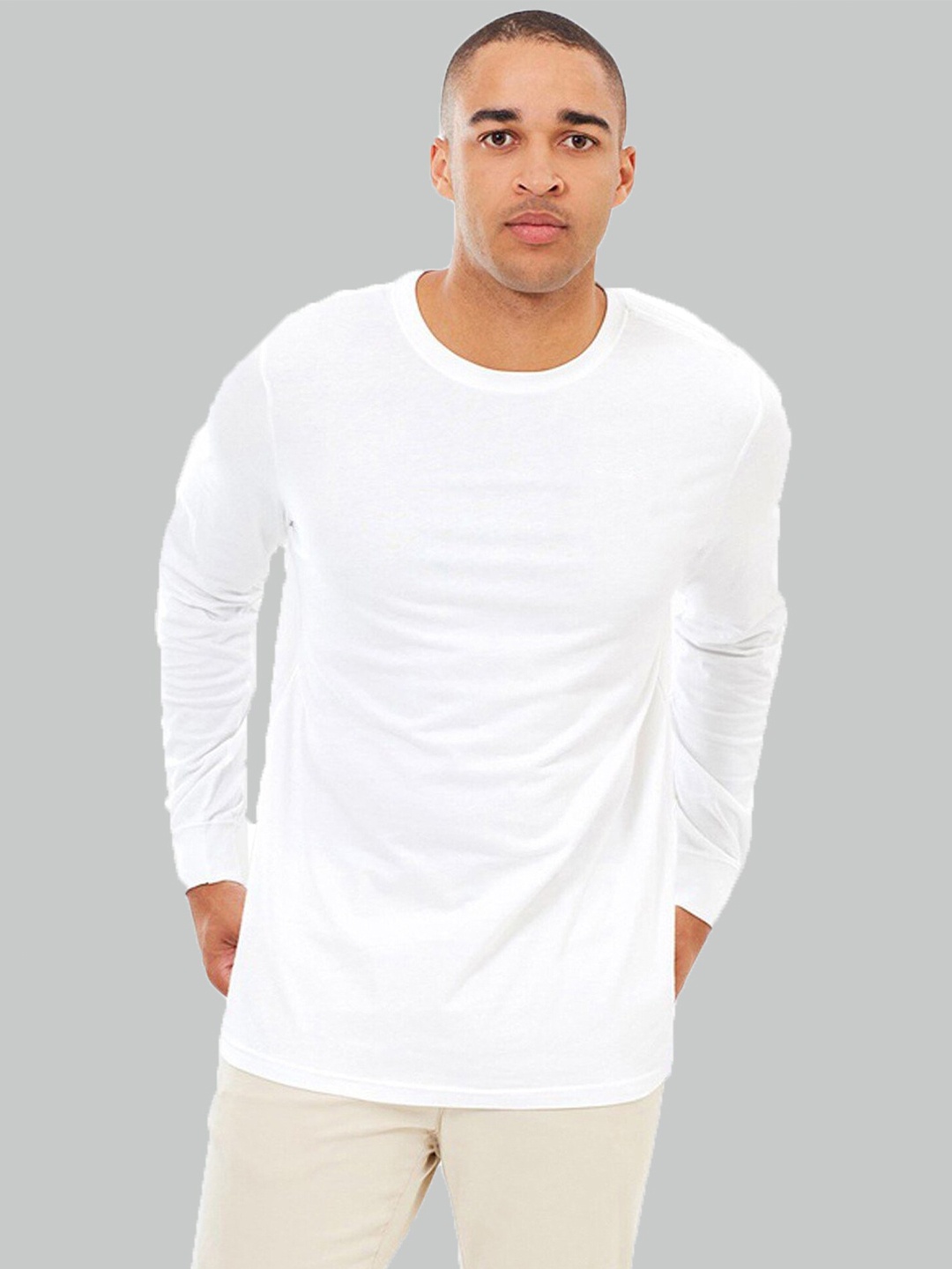 

Trends Tower Men White Cotton T-Shirt