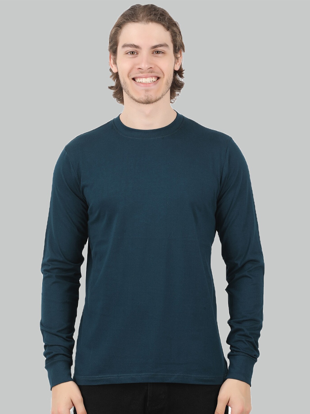 

Trends Tower Men Green Full Sleeve T-shirt