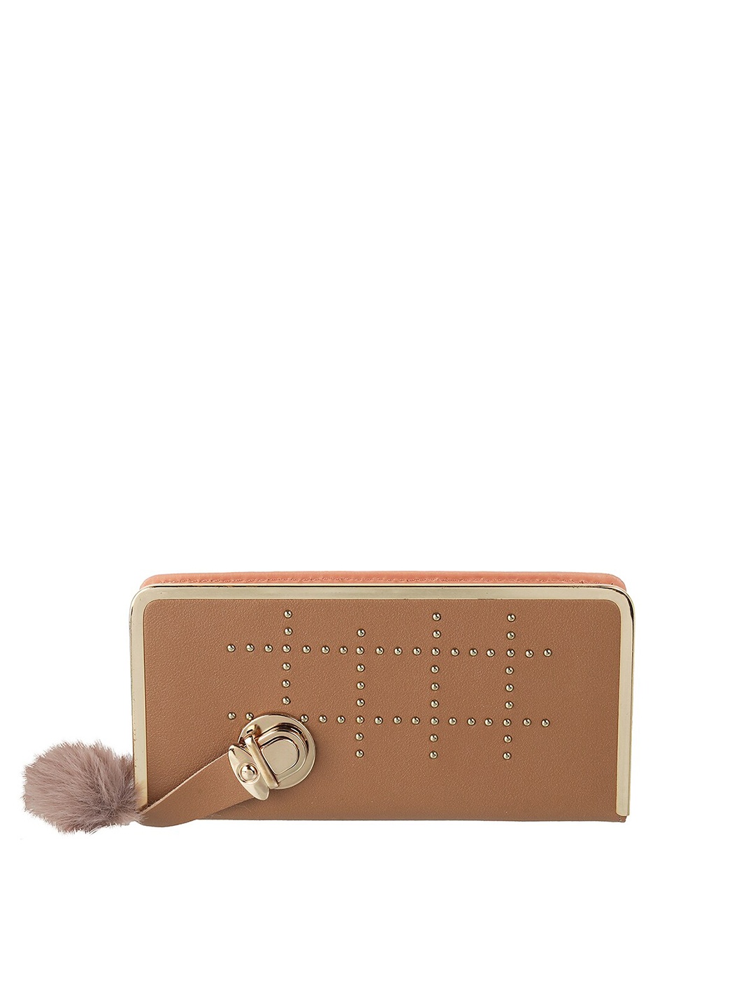 

WALKWAY by Metro Women Beige Zip Around Wallet