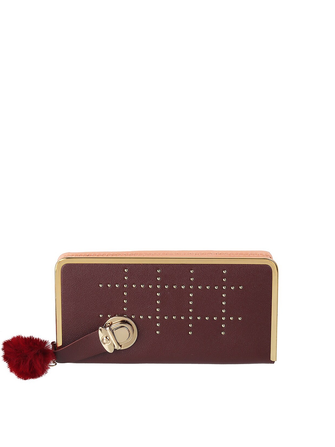 

WALKWAY by Metro Women Maroon Zip Around Wallet
