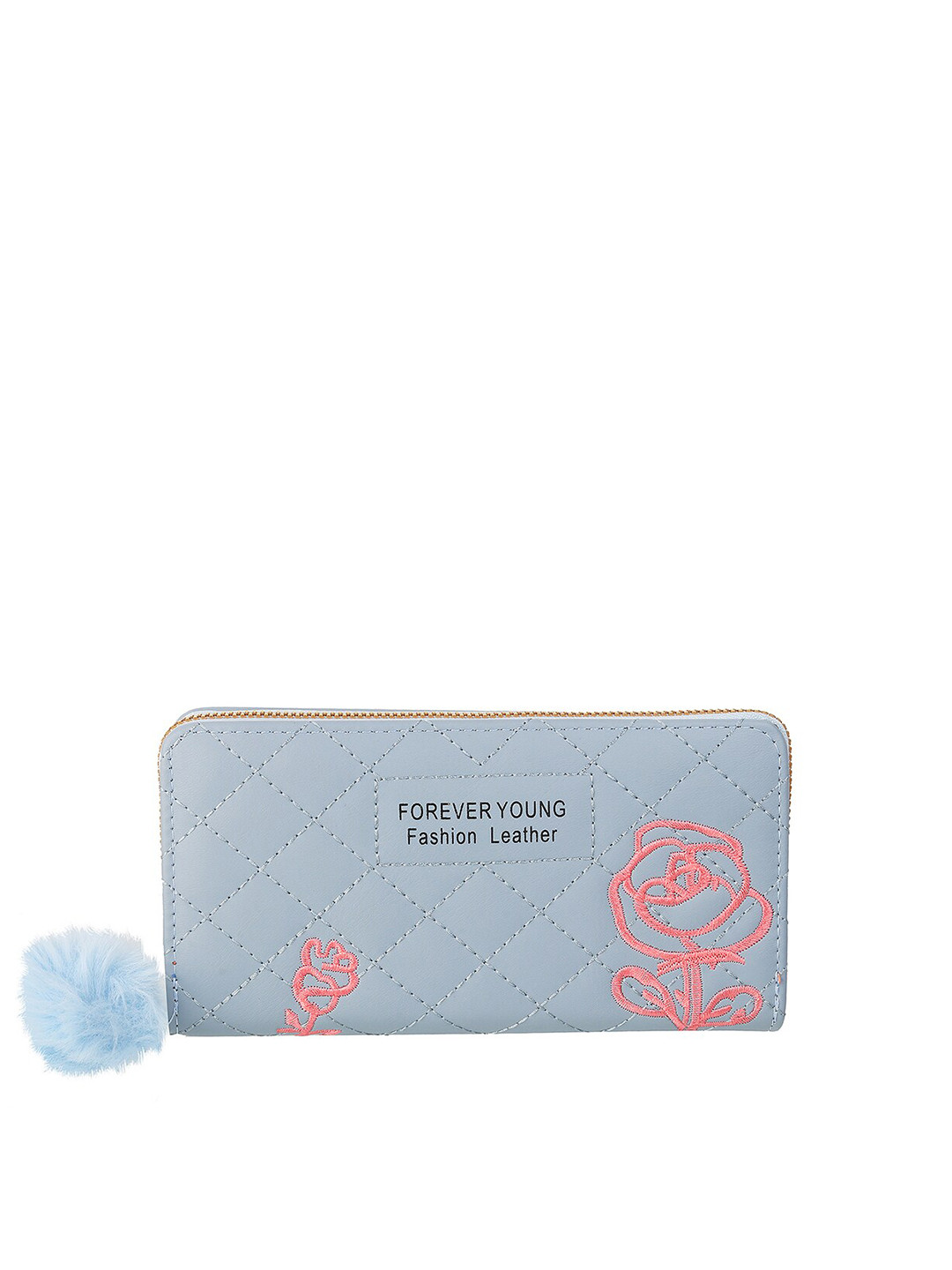 

WALKWAY by Metro Women Blue & Pink Geometric Quilted Envelope