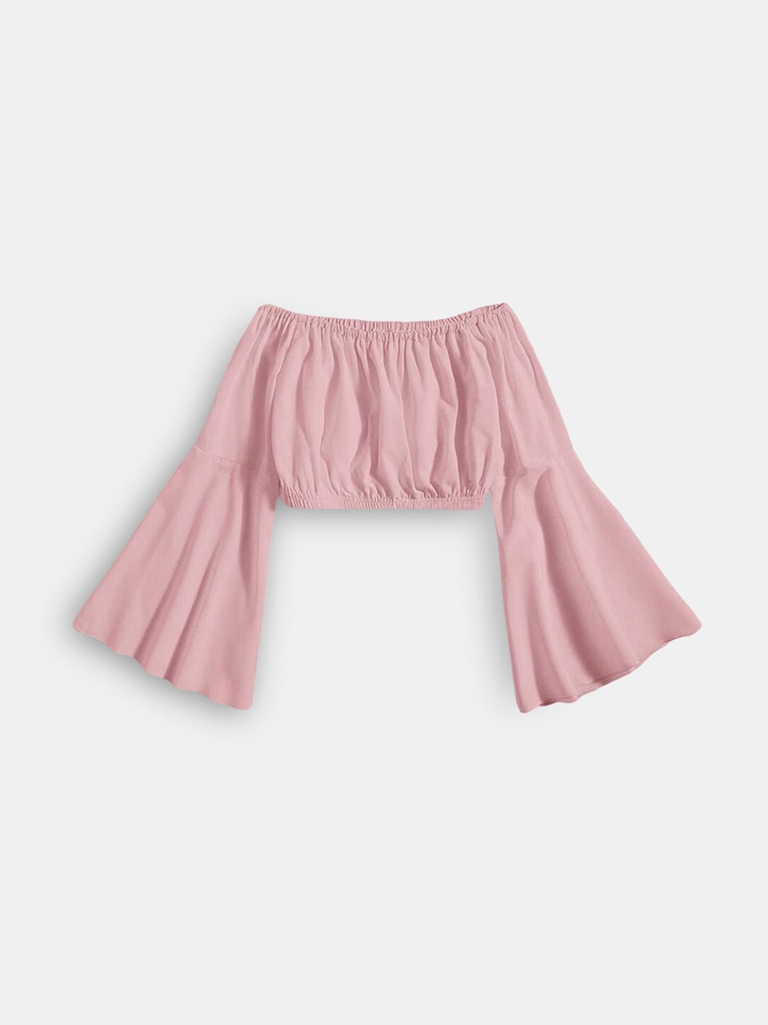 

Hopscotch Pink Off-Shoulder Blouson Top