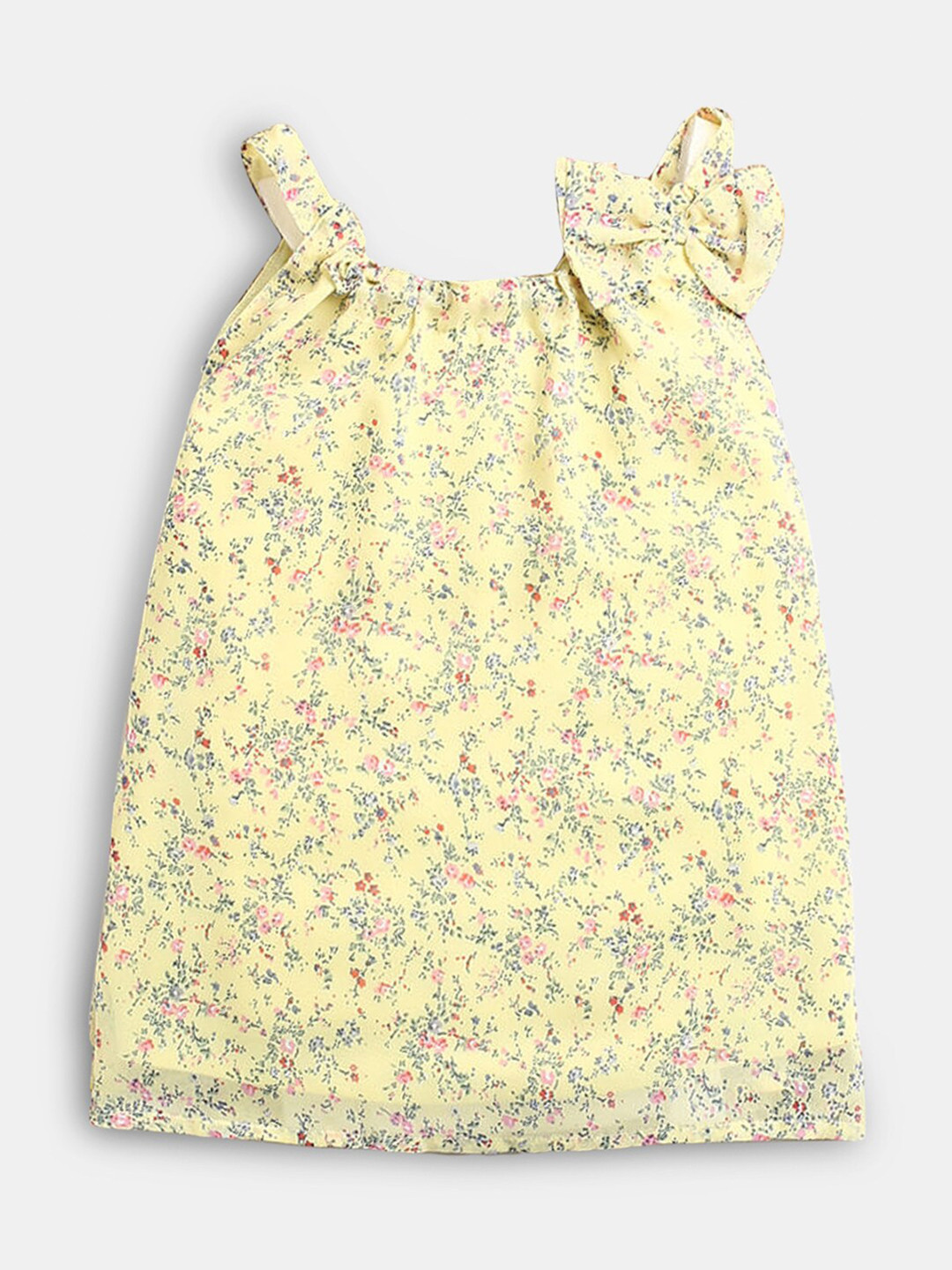 

Hopscotch Yellow Floral Print Top