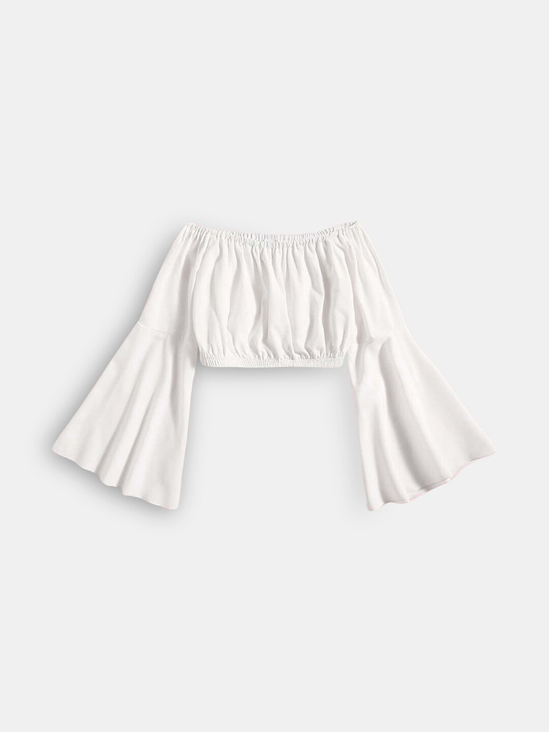 

Hopscotch Girls White Off-Shoulder Top