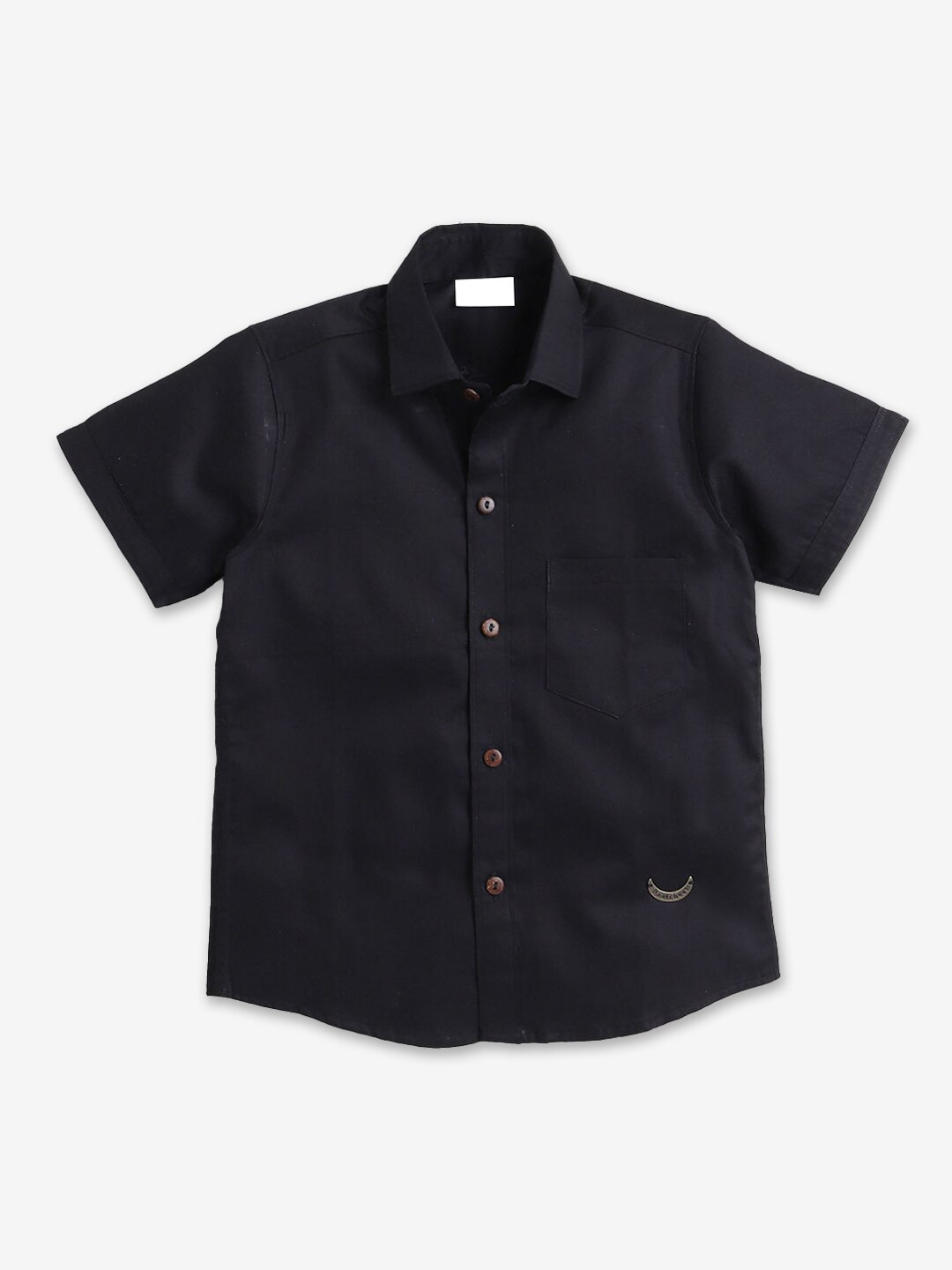 

Hopscotch Boys Black Casual Shirt