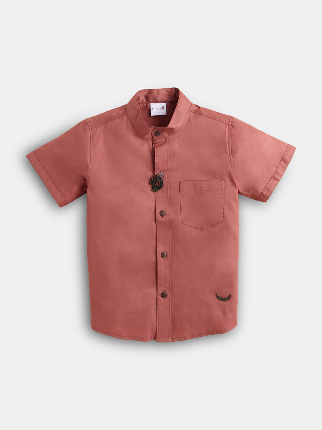 

Hopscotch Boys Pink Casual Shirt