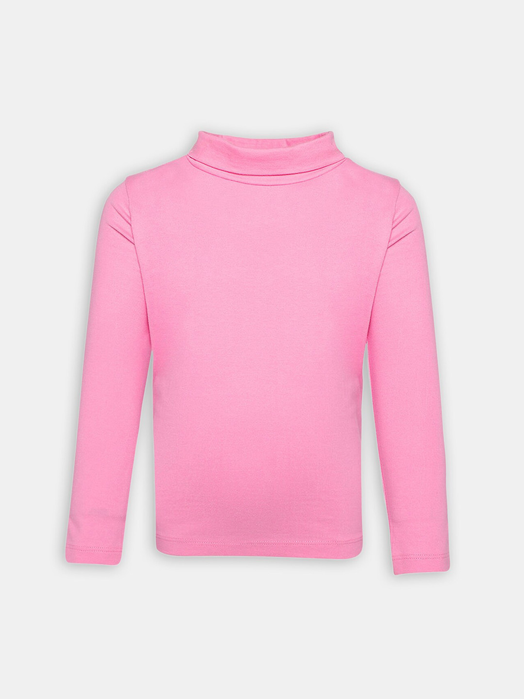 

Hopscotch Girls Pink Solid Cotton Thermal Tops