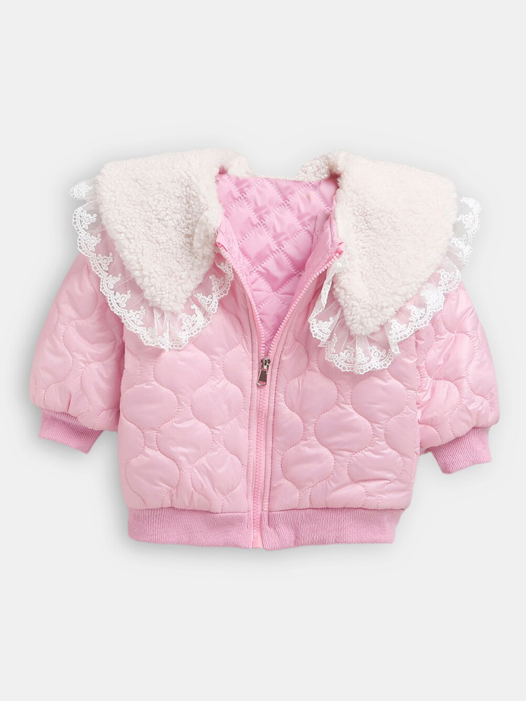 

Hopscotch Girls Pink Quilted Jacket