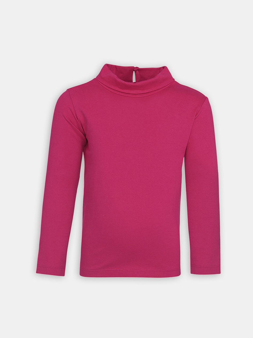 

Hopscotch Girls Pink Solid Cotton Thermal Top
