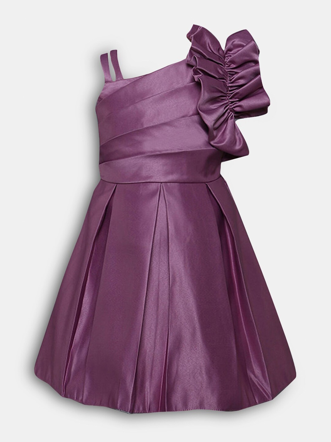 

Hopscotch Girls Purple Party Blouson Dress