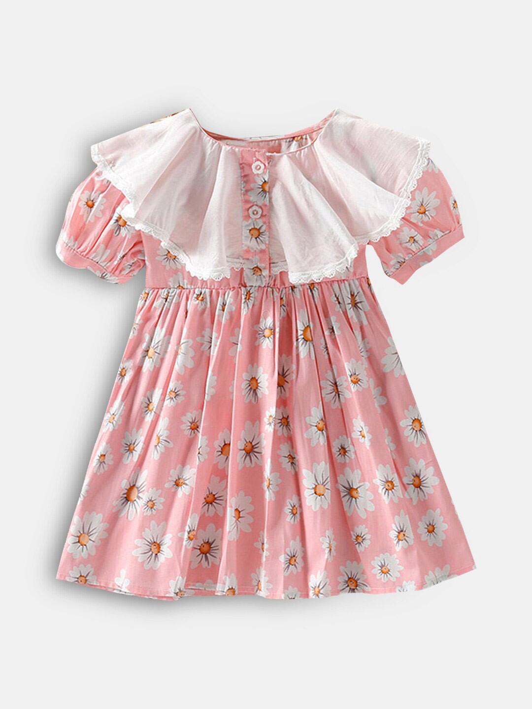 

Hopscotch Girls Pink Floral Dress