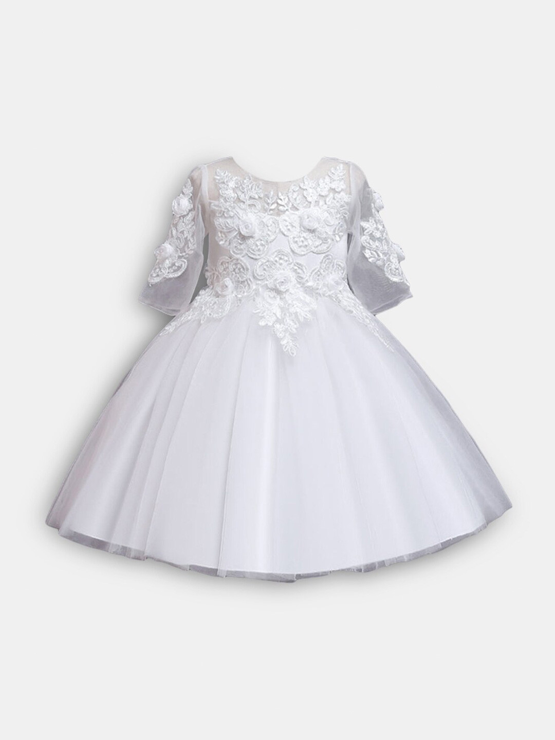 

Hopscotch Girls White Embellished Party Dress