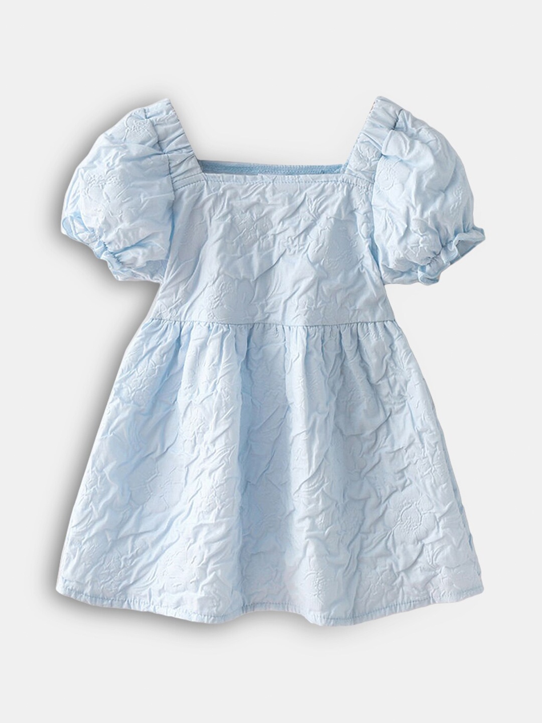

Hopscotch Blue A-Line Dress