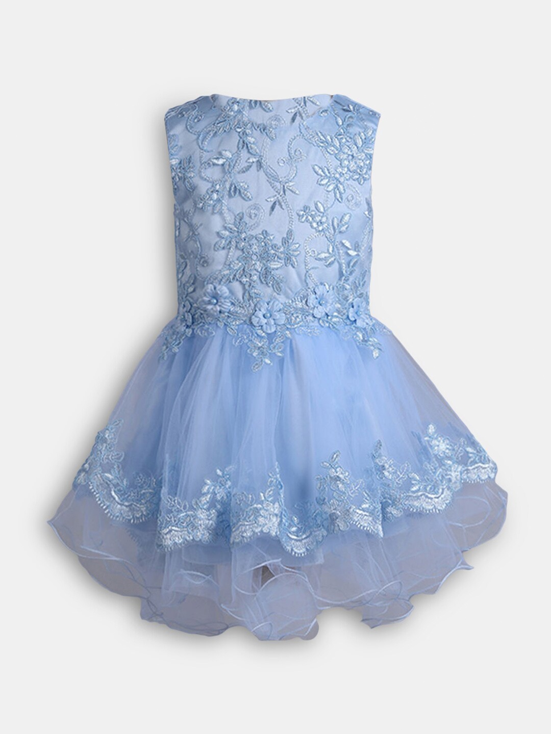 

Hopscotch Blue A-Line Dress