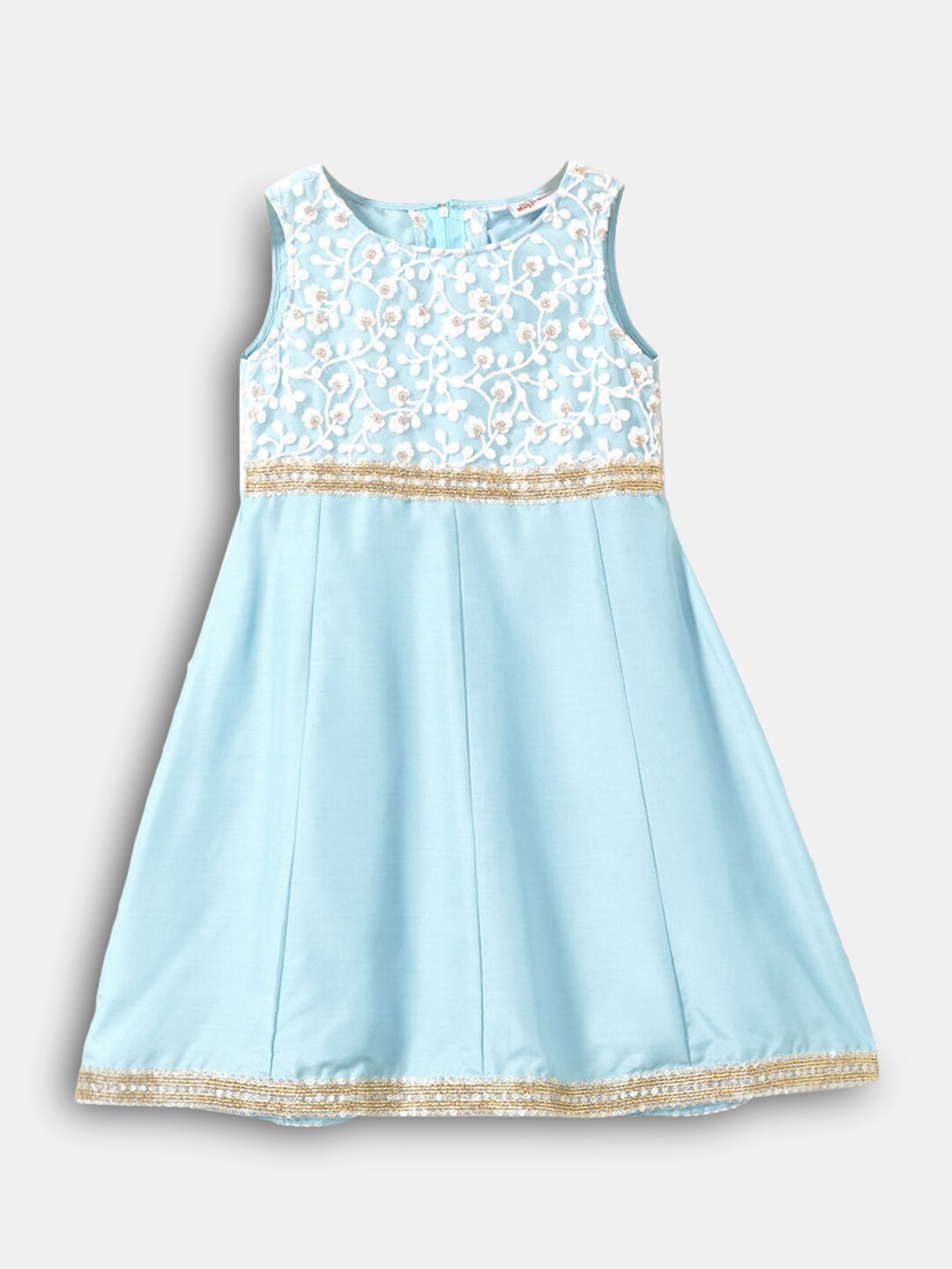 

Hopscotch Blue Fit and Flare Dress