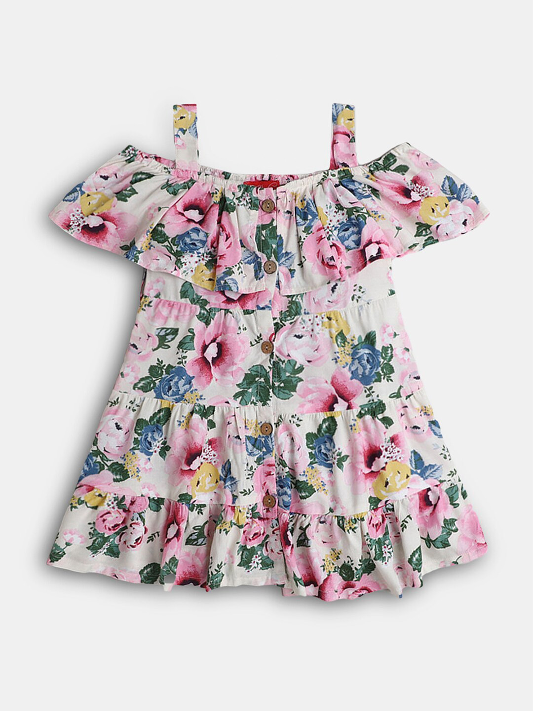 

Hopscotch Pink Floral Dress