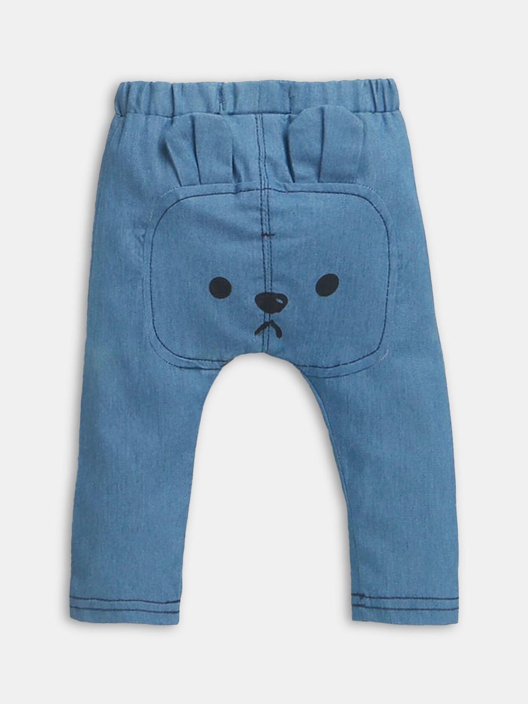 

Hopscotch Girls Blue Pure Cotton Straight Fit Trouser