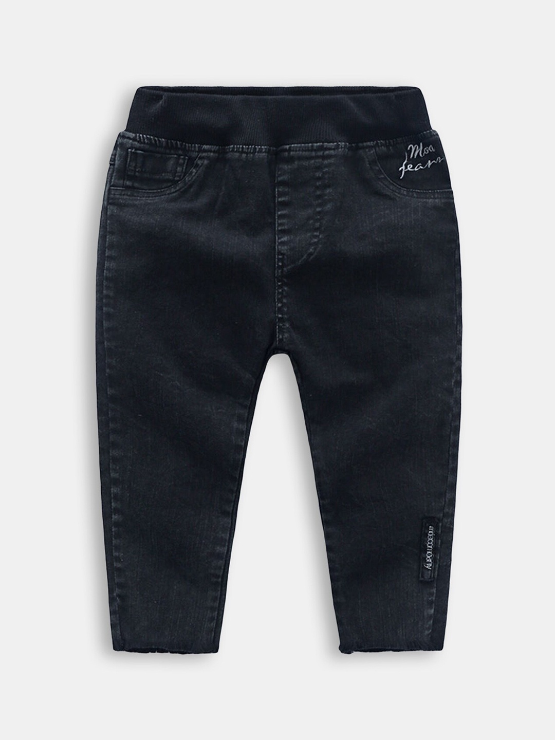 

Hopscotch Boys Black Relaxed Fit Stretchable Jeans