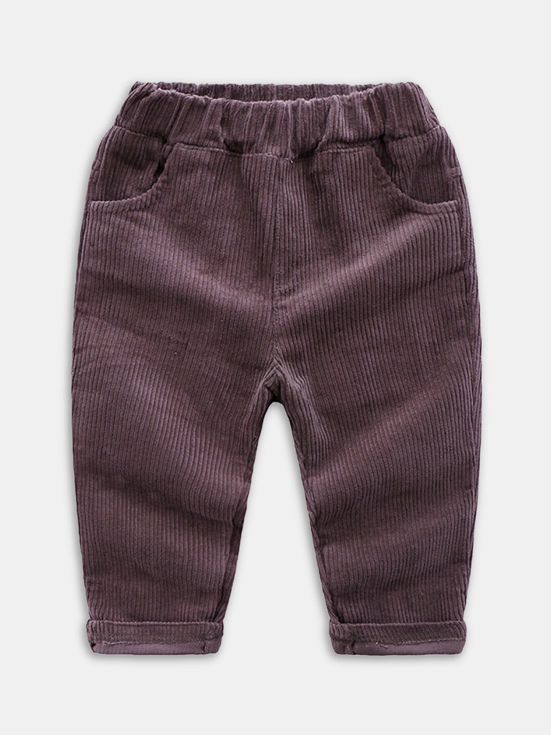 

Hopscotch Boys Brown Printed Trousers