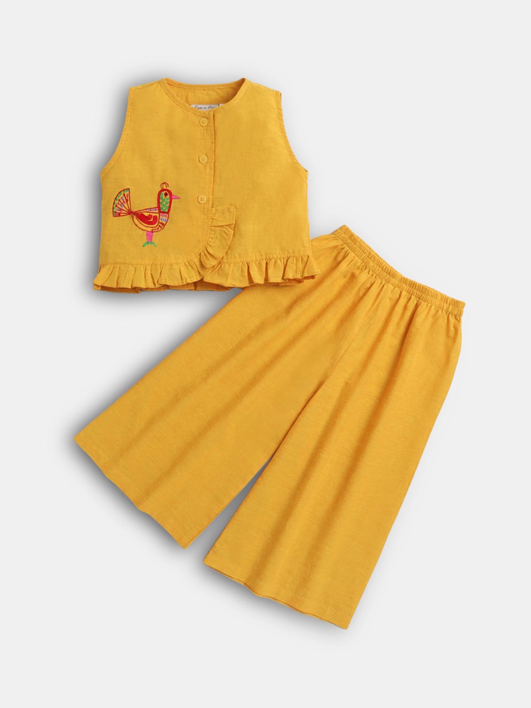 

Hopscotch Girls Yellow Top with Trousers