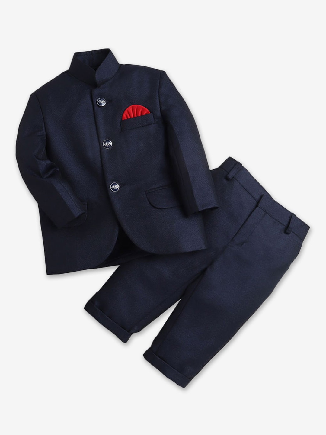 

Hopscotch Boys Navy Blue Clothing Set