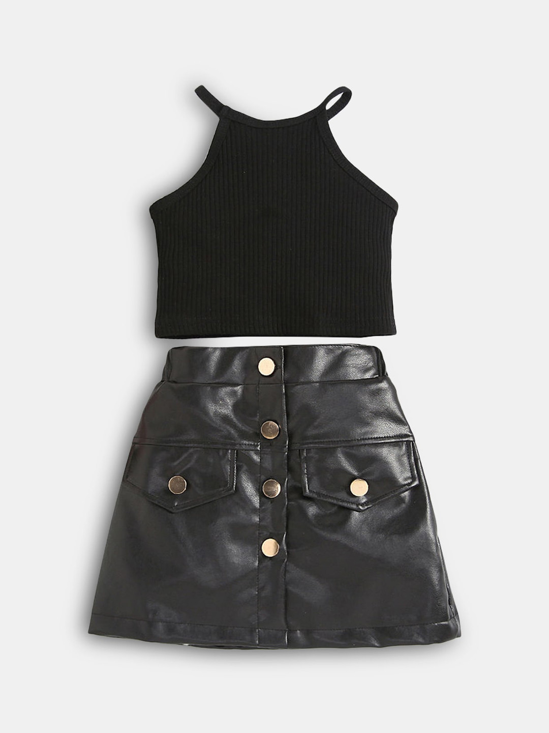 

Hopscotch Girls Black Clothing Set