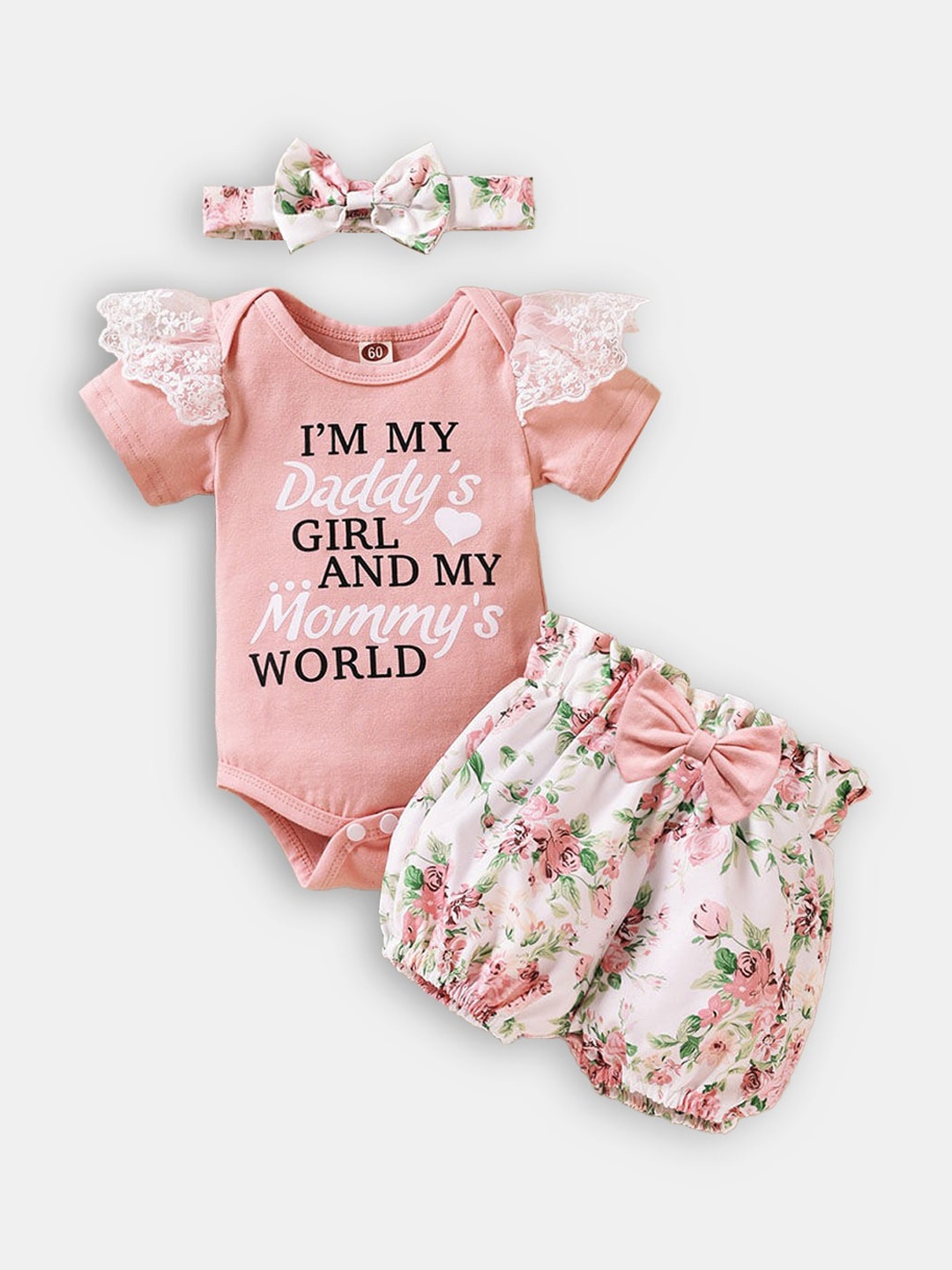 

Hopscotch Girls Pink Cotton Clothing Set