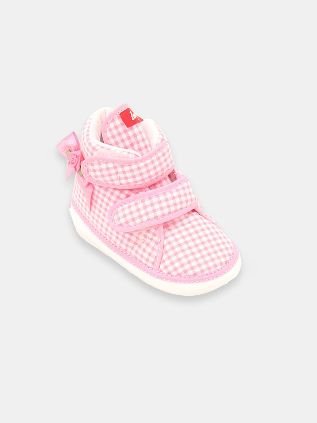 

Hopscotch Girls Pink Checkered Booties