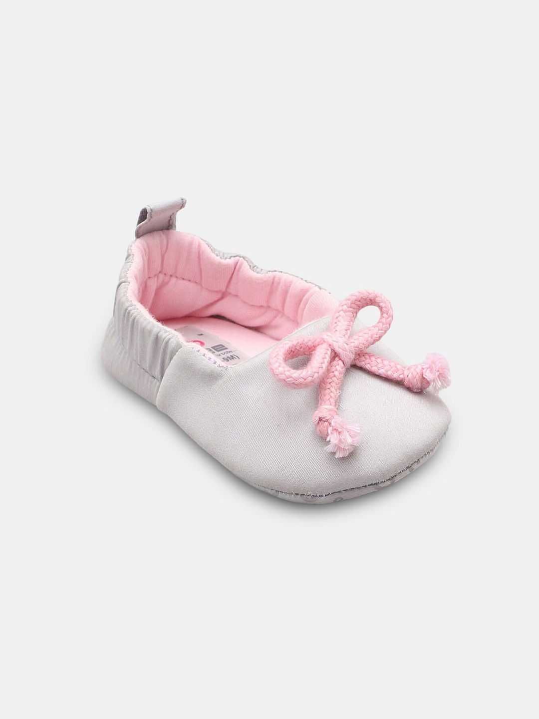 

Hopscotch Infant Girls Pink Bow Booties