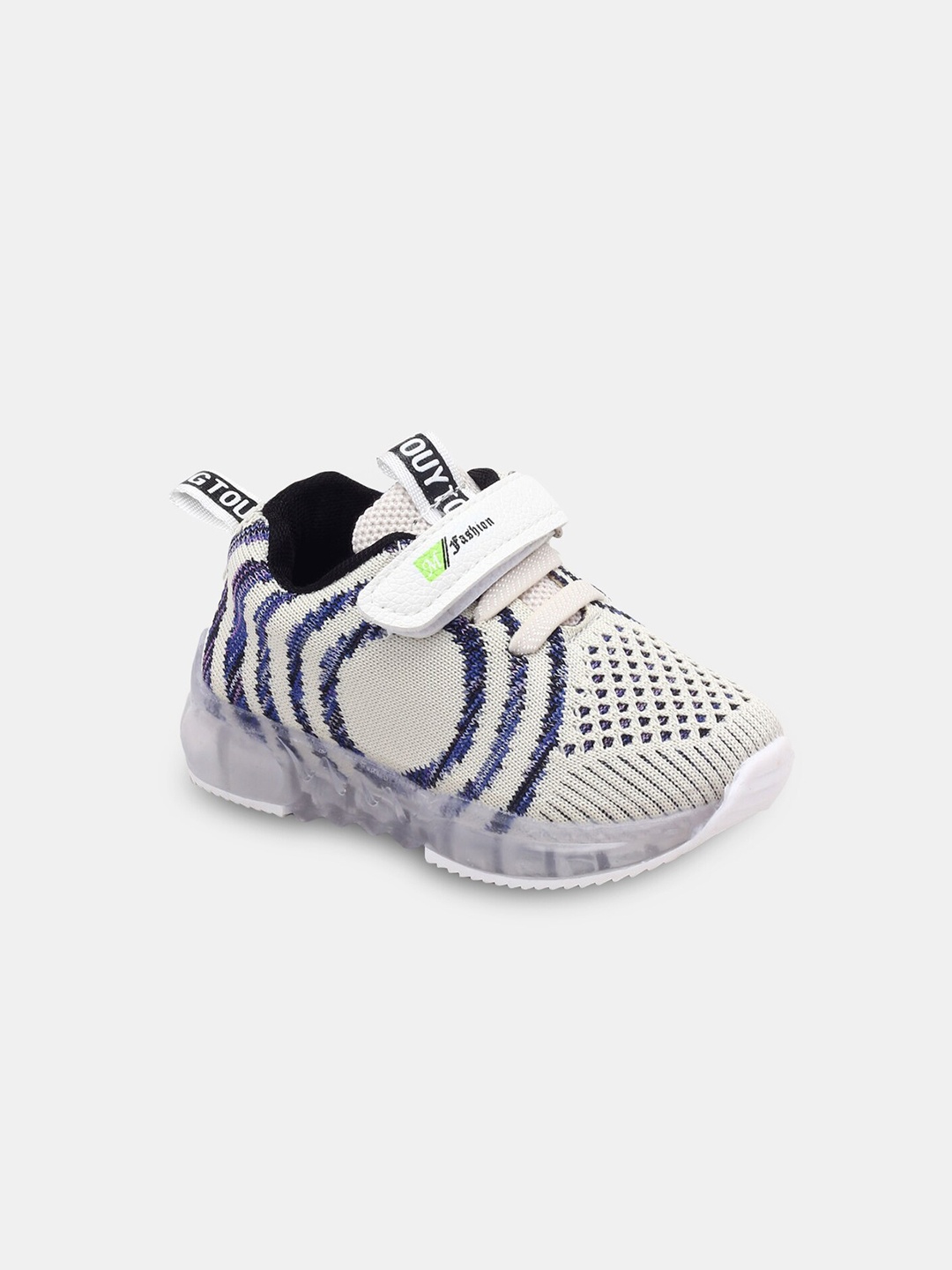 

Hopscotch Girls Grey Woven Design Sneakers