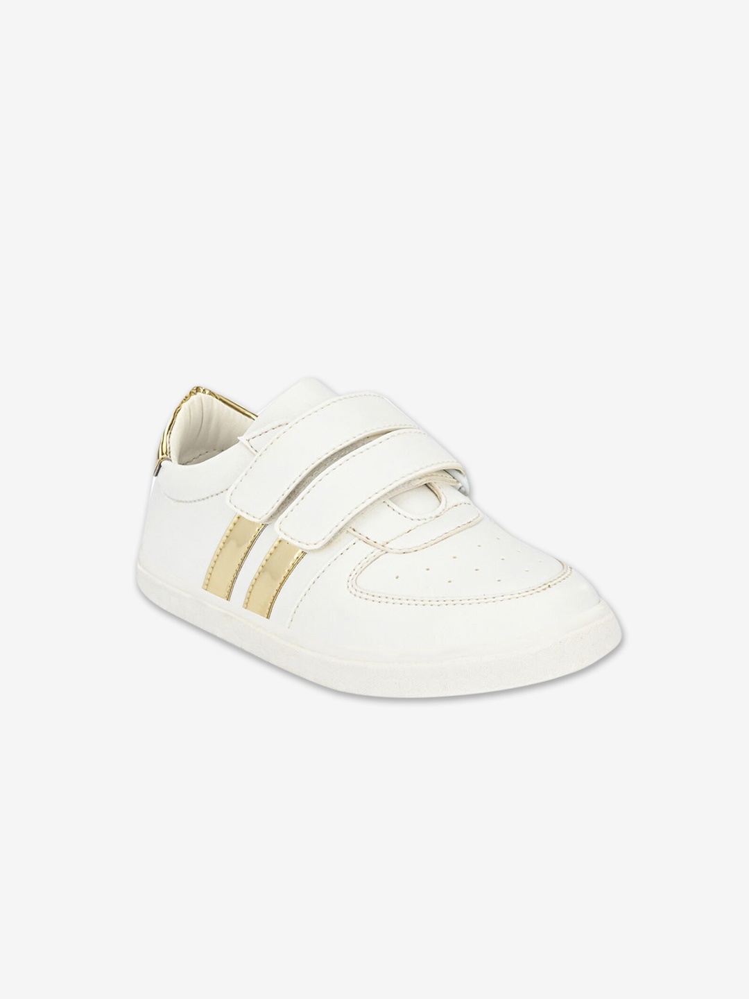 

Hopscotch Girls White Perforations Slip-On Sneakers
