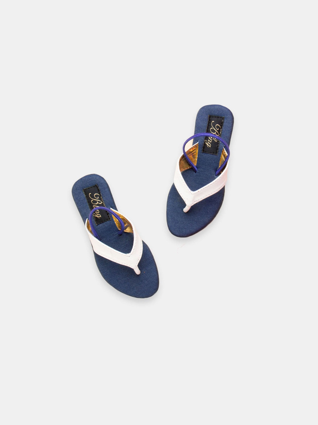 

Hopscotch Girls Blue T-Strap Flats