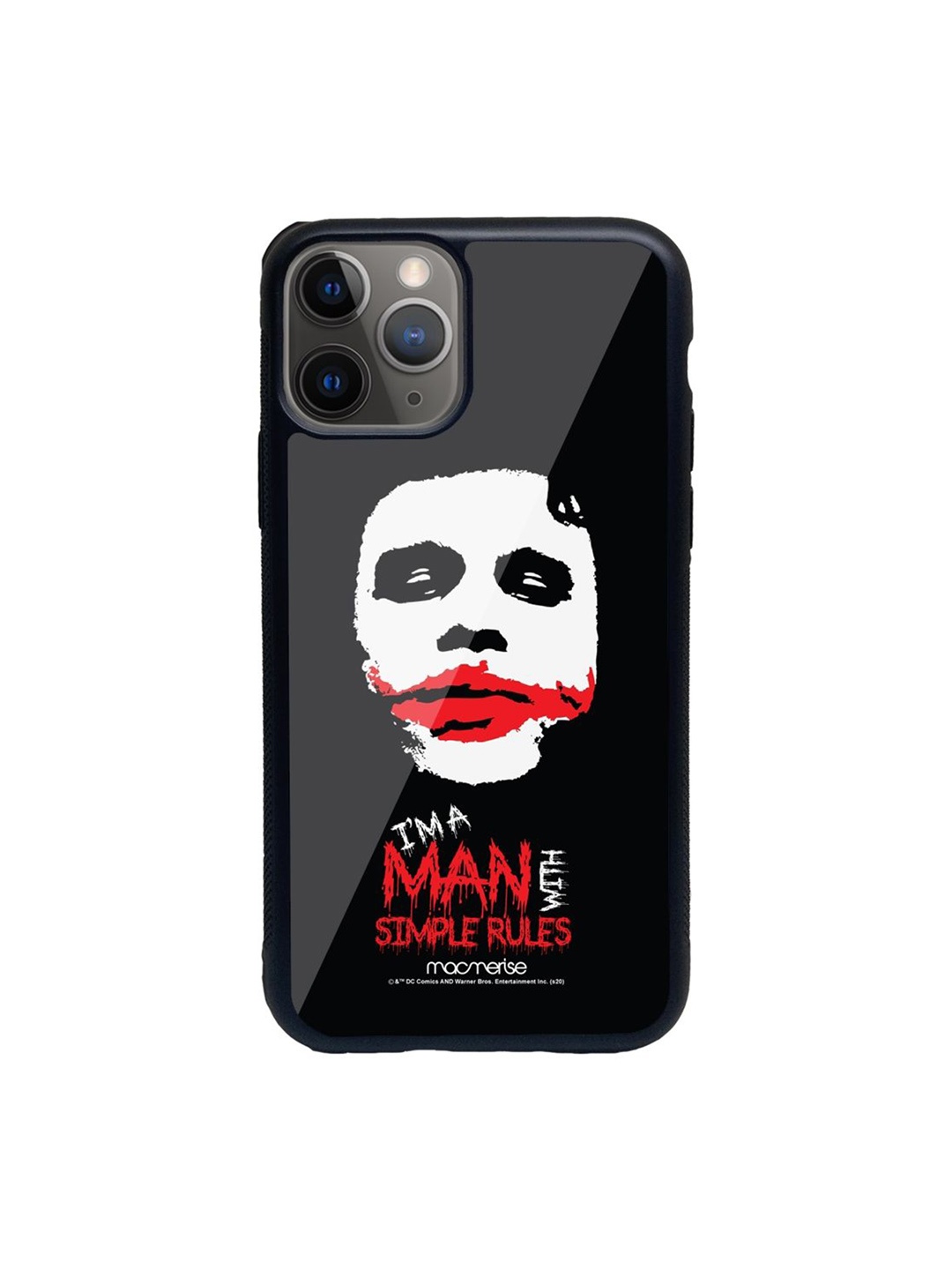

macmerise Black Printed Iphone Back Case