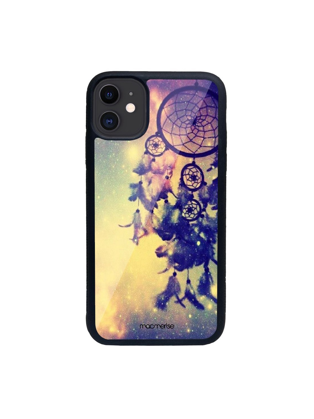 

macmerise Green & Purple Galaxy Motif iPhone 11 Back Case