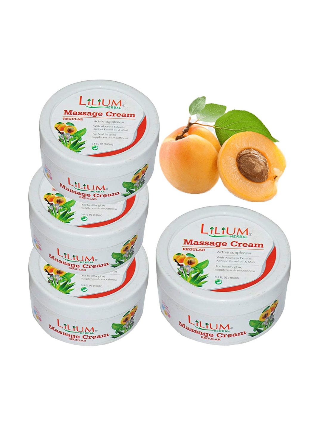 

Lilium Set Of 4 Regular Use Massage Cream 100ml Each, Na